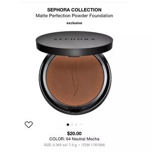 Sephora matte perfection powder foundation